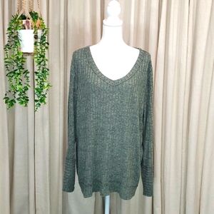 NWT Size 2XL Soft Olive Top